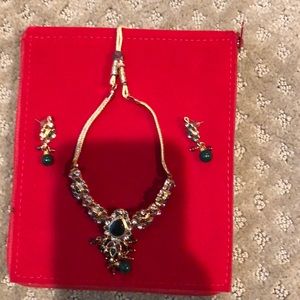 Necklace with earrings